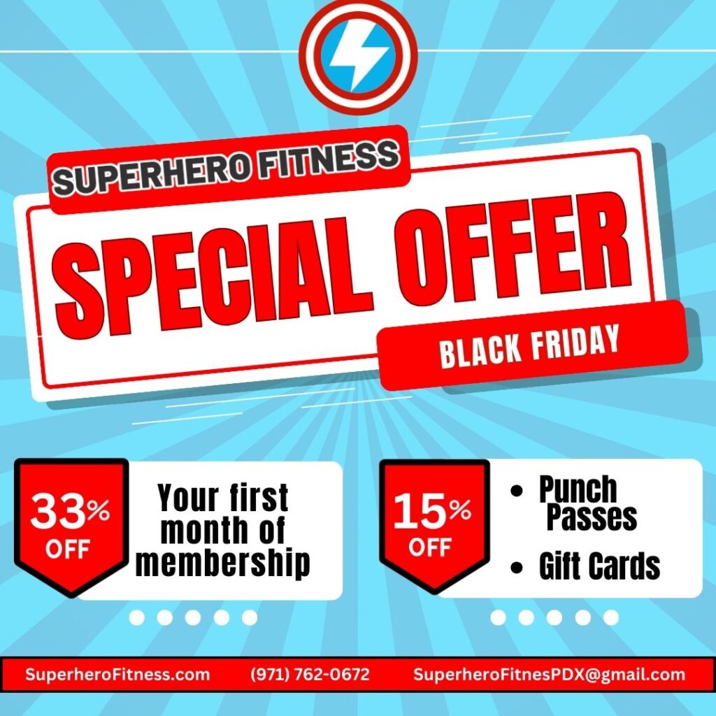 Holiday Special Offer - SUPERHERO FITNESS